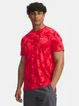 Pánské tričko Under Armour UA Launch Printed SS-RED - Pánské