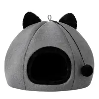 Reedog Kitty Head Grafit Iglu pre mačky - S