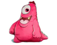 Detský dekoračný vankúš Príšerka, ružová%