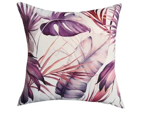 Dekoračný vankúš Jungle 45x45 cm, fialový%