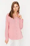 Košeľa Trendyol - Červená - Regular fit