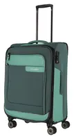 Střední textilní kufr Travelite Viia 4w M Green