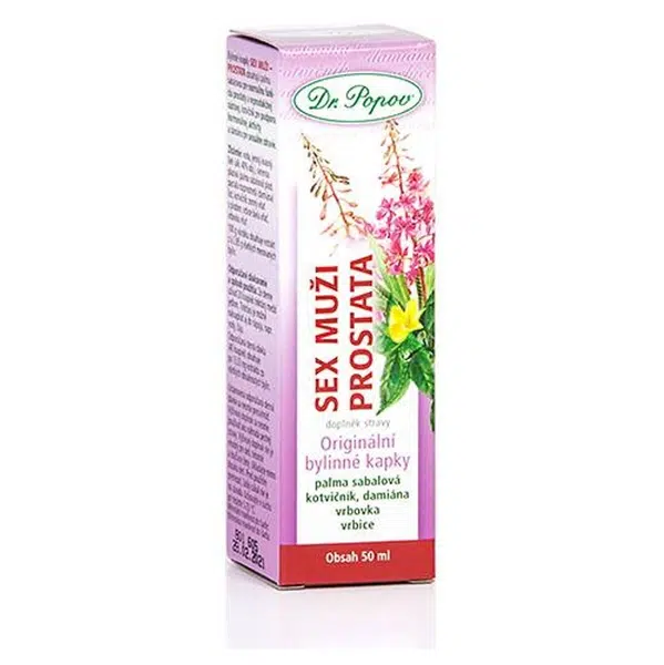 DR.POPOV Kapky bylinné sex-muži-prostata 50 ml