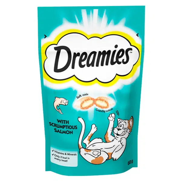 DREAMIES pochoutka pro kočky s lososem 60 g