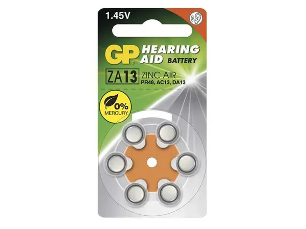Baterie GP ZA13 6ks / blistr