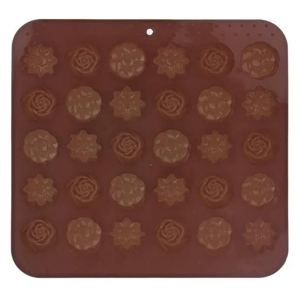 Forma na čokoládu ORION 21x20,5x1,5cm Brown
