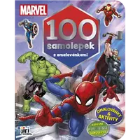 100 samolepek s omalovánkami Marvel