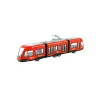 Tramvaj na setrvačník 1:16 červená