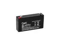 Baterie olověná  6V  1.2Ah GETI