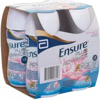 ENSURE PLUS Příchuť jahodová 4 x 220 ml