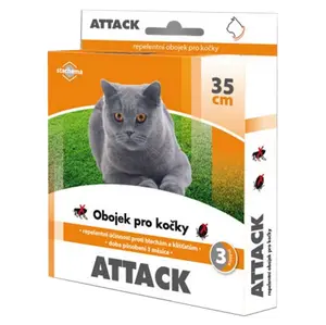 ATTACK Antiparazitní obojek pro kočky 35 cm