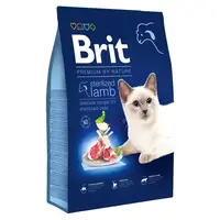 BRIT Premium by Nature Sterilized Lamb granule pro kočky, Hmotnost balení: 8 kg
