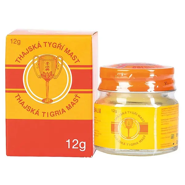 Thajská tygří mast Golden Cup balm 12 g