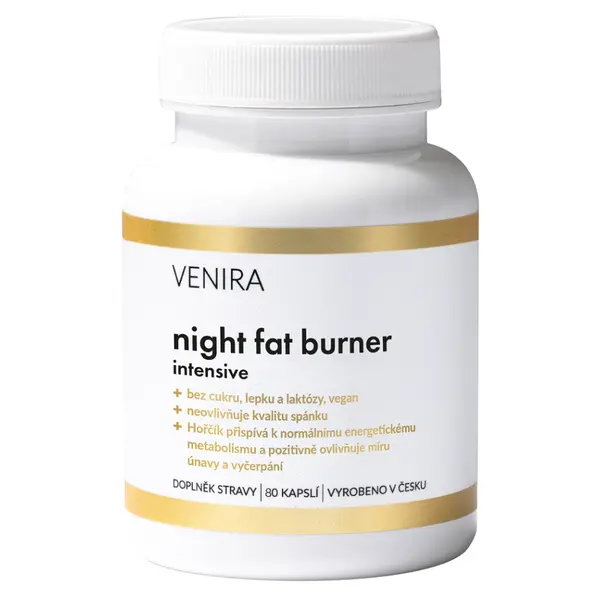 VENIRA night fat burner - intensive, 80 kapslí