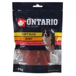 ONTARIO Měkké kachní kousky pro psy 70 g