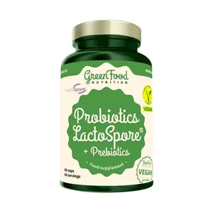 GREENFOOD NUTRITION Probiotika lactospore + prebiotika 60 kapslí