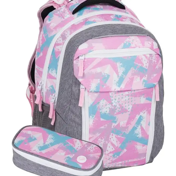 Školní set Bagmaster PORTO 24 B Set Pink-Blue
