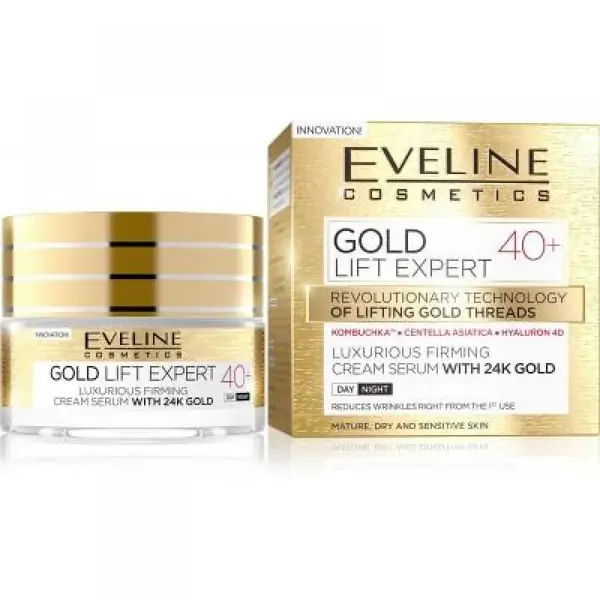 EVELINE Gold Lift Expert denní a noční krém 40+ 50 ml