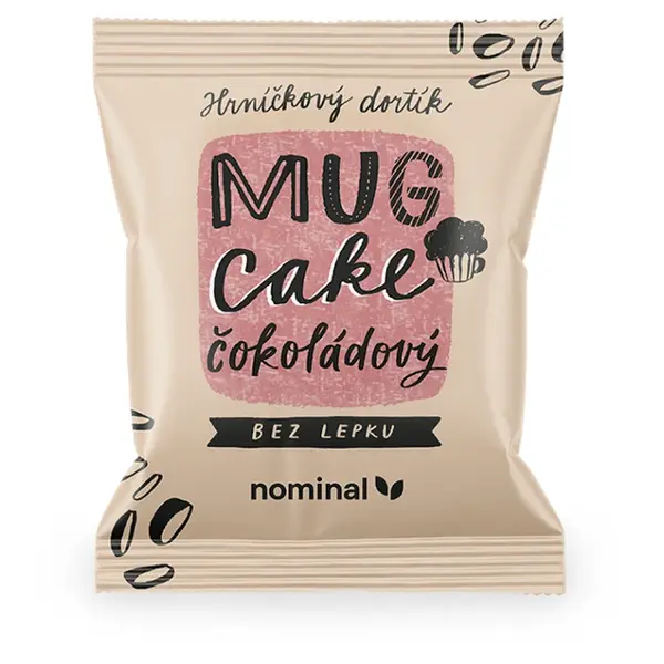 NOMINAL Hrníčkový dortík MUG CAKE Čokoládový bez lepku 60 g
