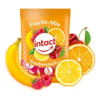 INTACT Hroznový cukr OVOCNÝ MIX s vitaminem C sáček 75 g