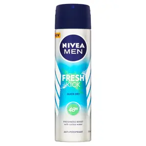 NIVEA Fresh Kick Antiperspirant sprej pro muže 150 ml