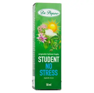 DR.POPOV Student no stress originální bylinné kapky 50 ml