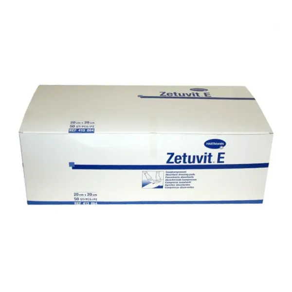 ZETUVIT kompres E nesterilní 20 x 20cm/50 ks