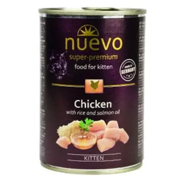 NUEVO kuře konzerva pro koťata 400 g