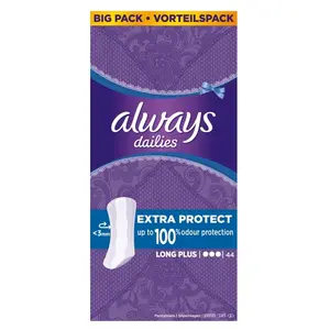 ALWAYS Extra Protect Long Plus Intimní vložky 44 ks