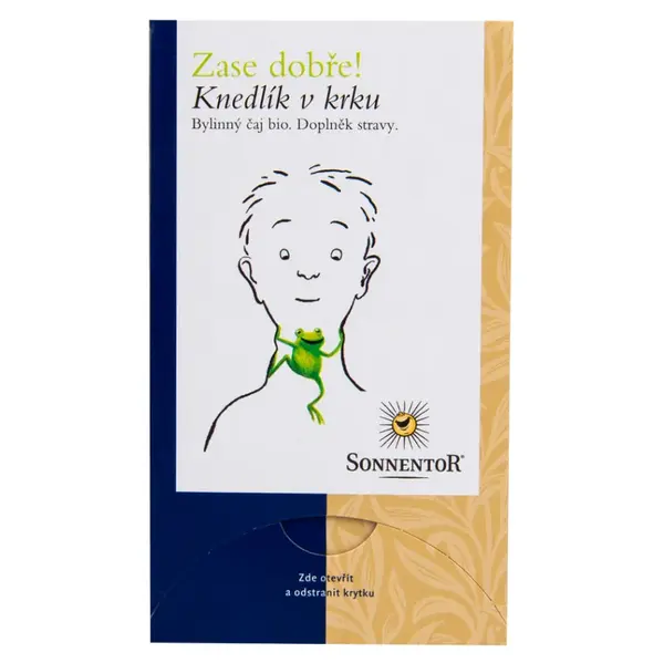 SONNENTOR Knedlík v krku bylinný porcovaný čaj BIO 27 g