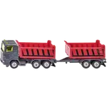 SIKU Blister - Nákladní auto se sklápěcí korbou a vlekem