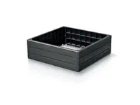 Vyvýšený záhon BASE WOODY antracit 75,6cm