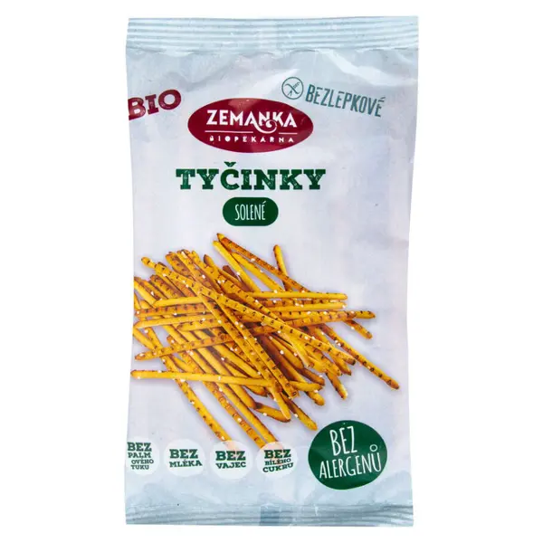 ZEMANKA Tyčinky bezlepkové solené BIO 45 g