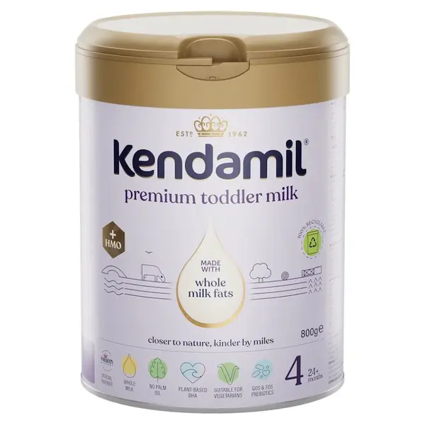 KENDAMIL Premium 4 HMO+ Batolecí mléko od 24 měsíců 800 g