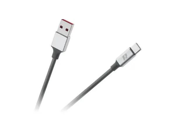 Kabel REBEL RB-6011-200-B USB 3.0/USB-C 2m Gray