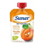 SUNAR Do ručičky ovocná kapsička meruňka 4m+ 100 g