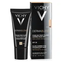 VICHY Dermablend Fluidní korekční make-up - odstín 15 Opal 30 ml