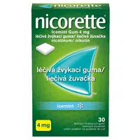 NICORETTE Icemint 4 mg Léčivá žvýkací guma 30 kusů