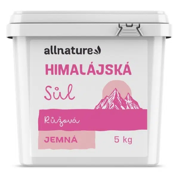 ALLNATURE Himalájská sůl růžová jemná 5 kg