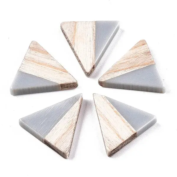 Opaque Resin & Wood Cabochons