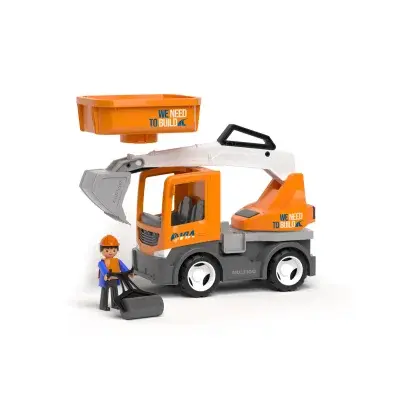 MultiGO ECO VIA 2+1 - Igráček silničář, auto, bagr, valník