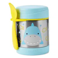 SKIP HOP Zoo termoska na jídlo se lžičko/vidličkou žralok 12 m+ 325 ml