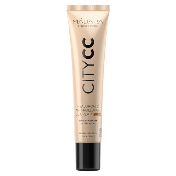 MÁDARA City Hyaluronový CC krém Středně béžová SPF15 40 ml