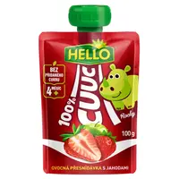 HELLO Cuuc kapsička s jahodami 100 g x 12 kusů