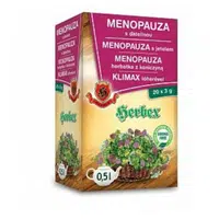 HERBEX Čaj Menopauza s jetelem 20 x 3 g