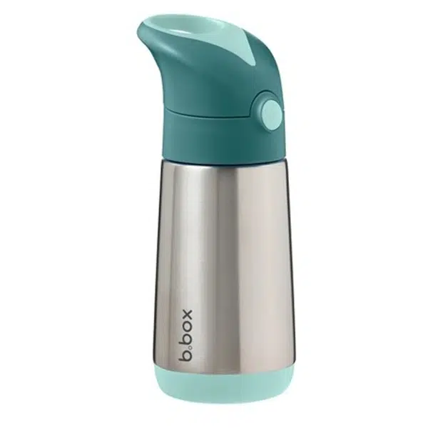 B.BOX  Termoska na pití s brčkem emerald forest 12m+ 350 ml
