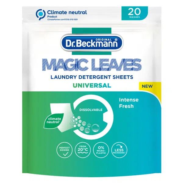 DR.BECKMANN Magic Leaves Universal Intense Fresh Prací ubrousky 20 kusů