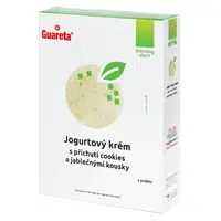 GUARETA Jogurtový krém s příchutí cookies a jablečnými kousky 3 porce
