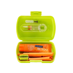 CURAPROX Travel set ORTHO zelený 1 kus