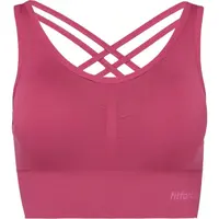 Fitforce YANKA Dámská bezešvá podprsenka, vínová, velikost